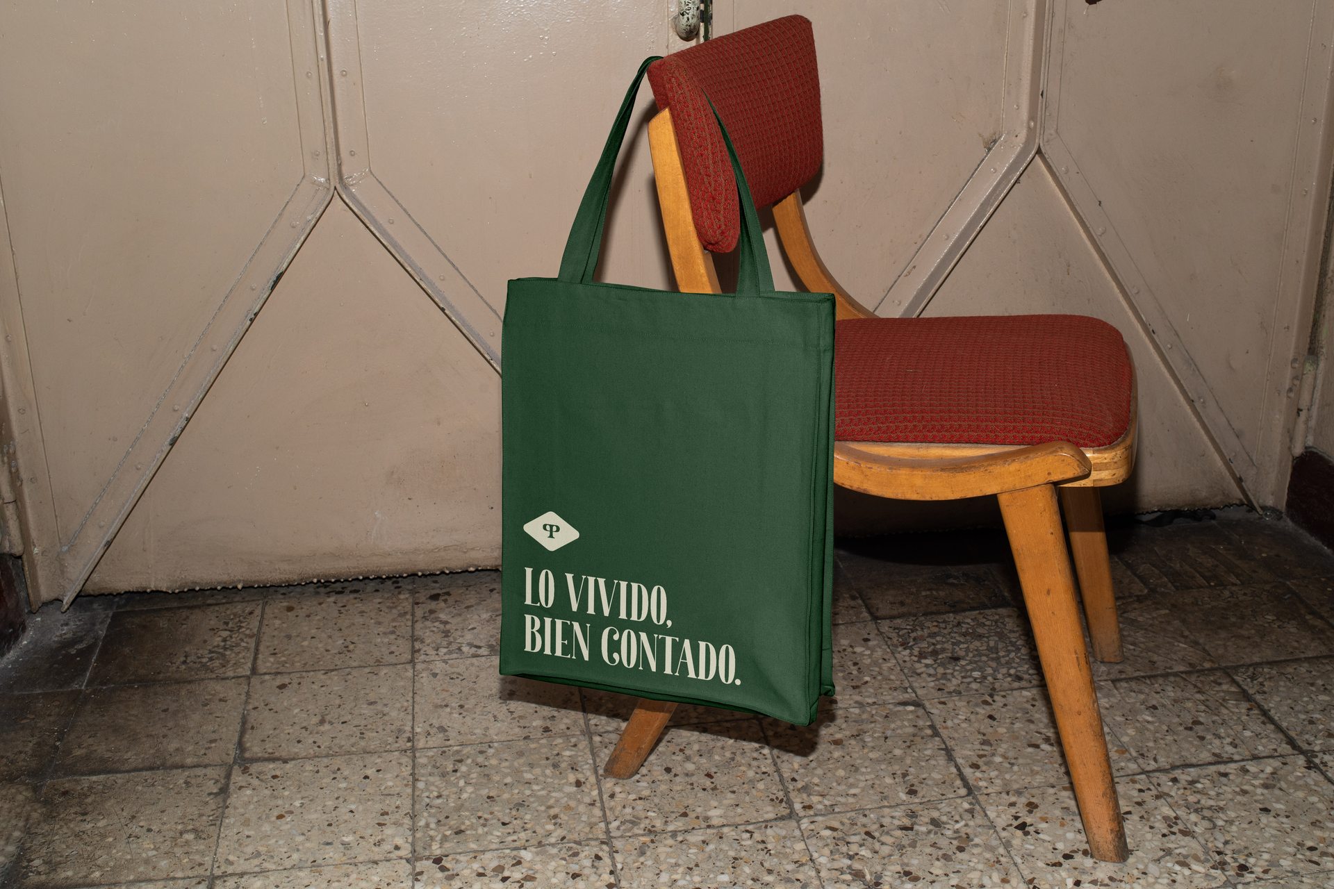Dupla green tote bag, lo vivido bien contado