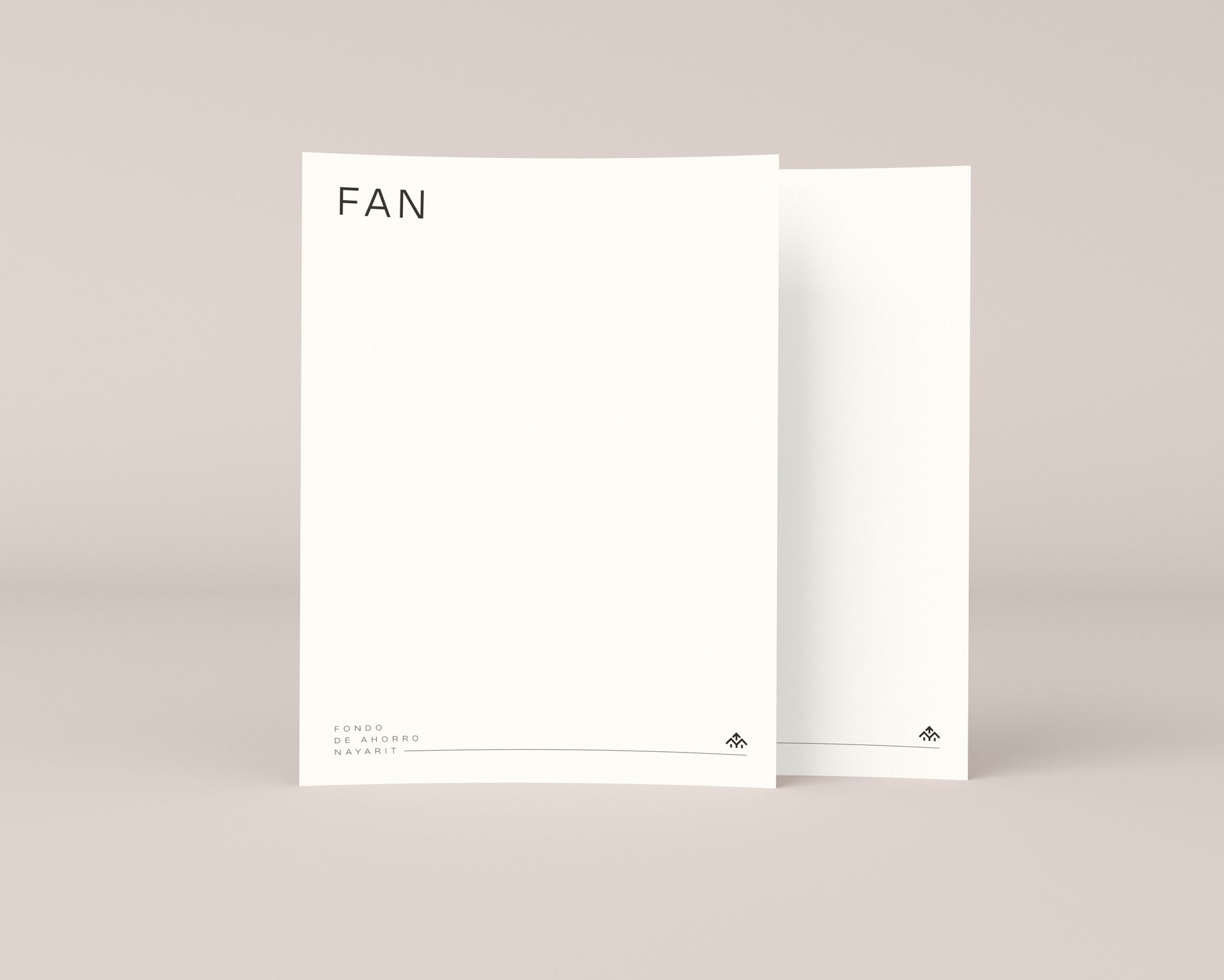 FAN Nayarit letterhead paper detail