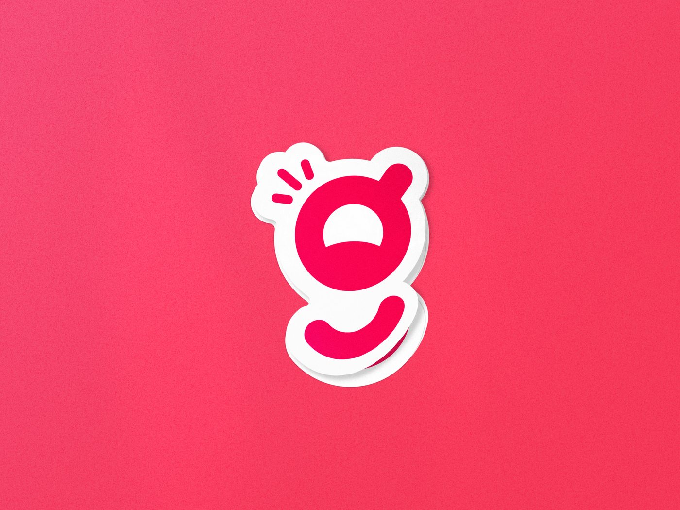 Lupita, the Guros g character, as a sticker